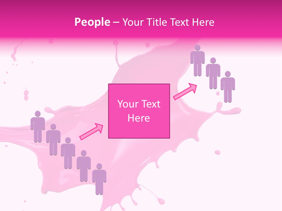 Isolated Paint Motion PowerPoint Template