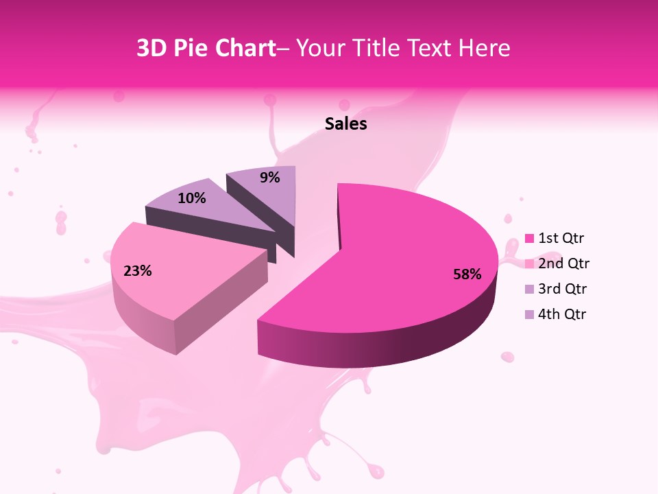 Isolated Paint Motion PowerPoint Template
