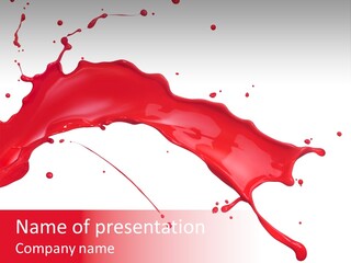 Motion Abstract Painting PowerPoint Template