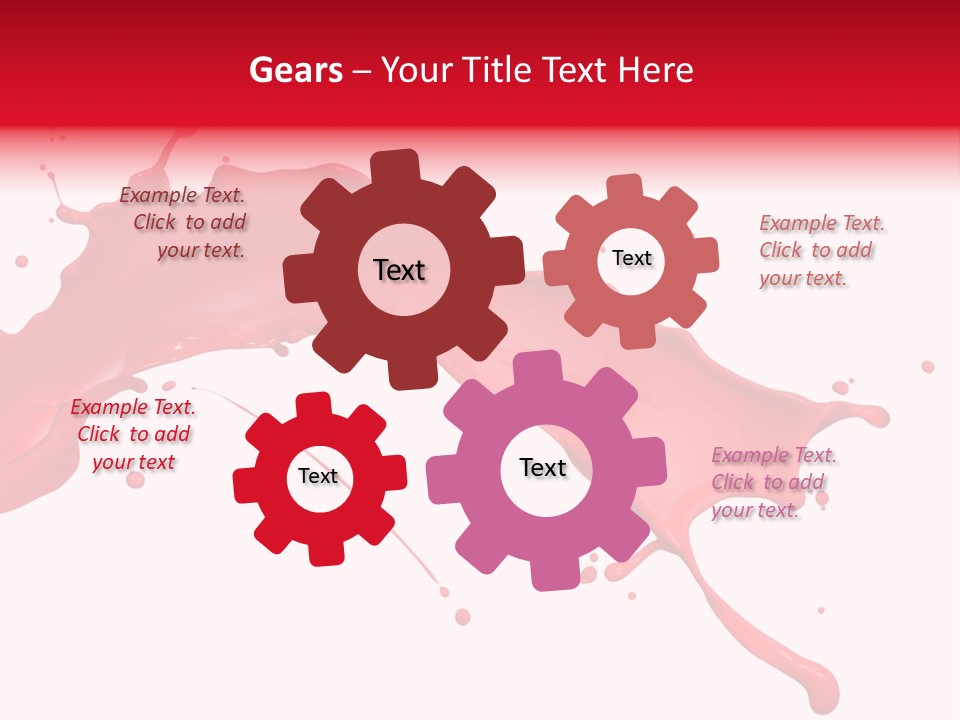 Motion Abstract Painting PowerPoint Template