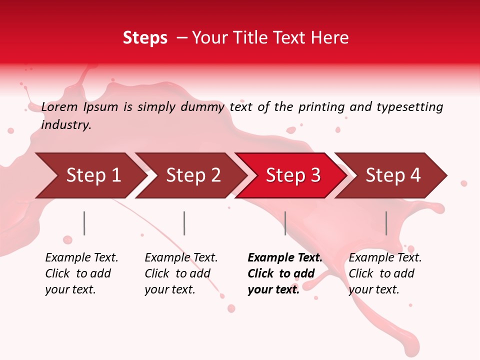 Motion Abstract Painting PowerPoint Template
