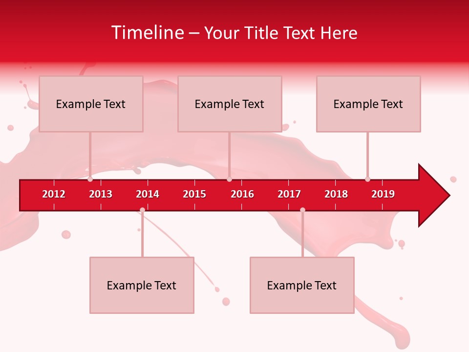 Motion Abstract Painting PowerPoint Template