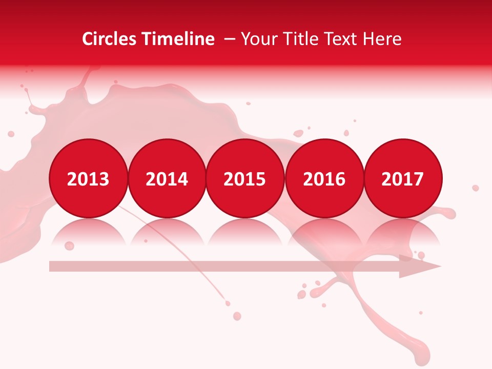 Motion Abstract Painting PowerPoint Template