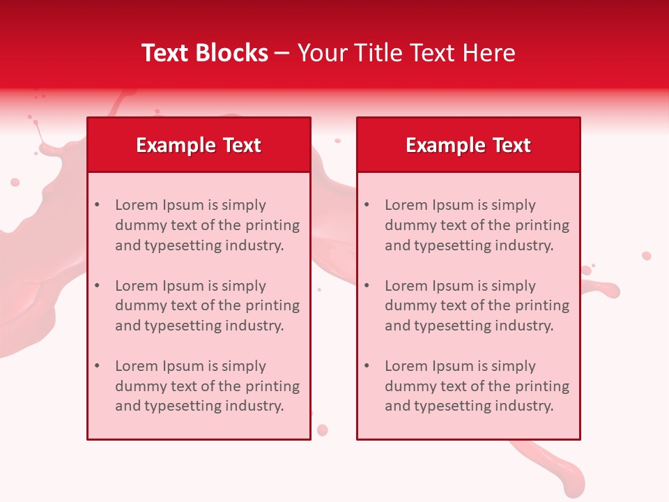 Motion Abstract Painting PowerPoint Template