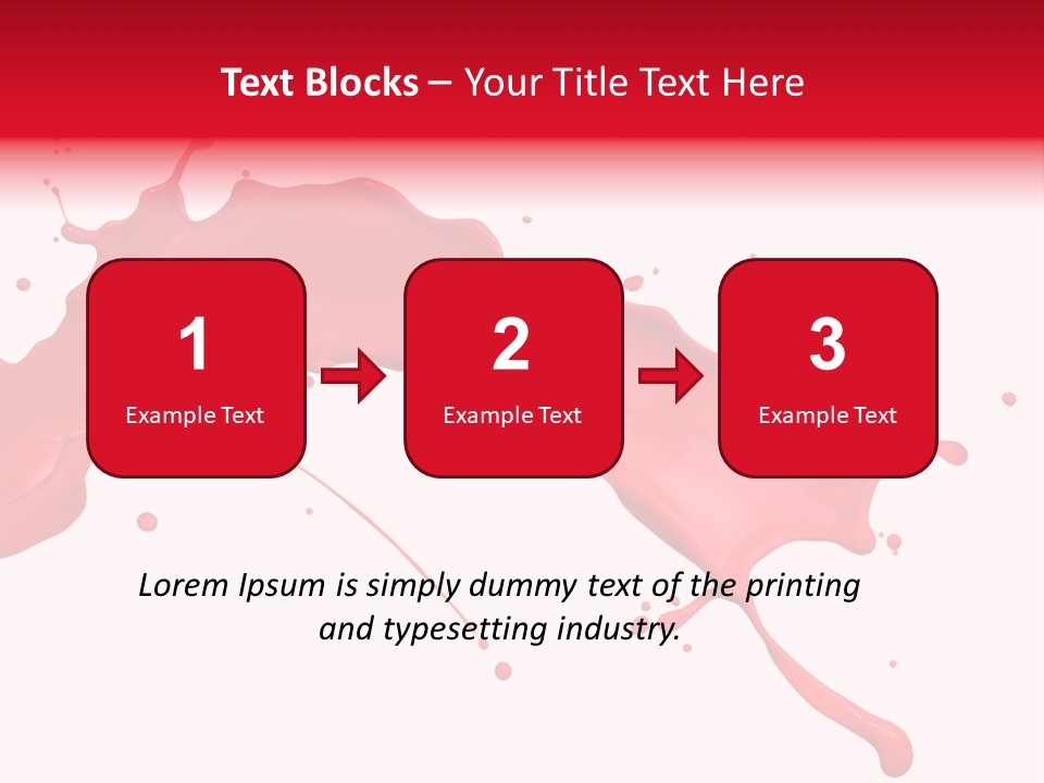 Motion Abstract Painting PowerPoint Template