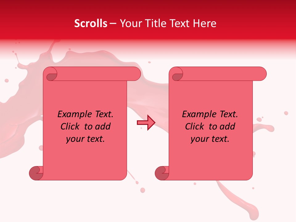 Motion Abstract Painting PowerPoint Template