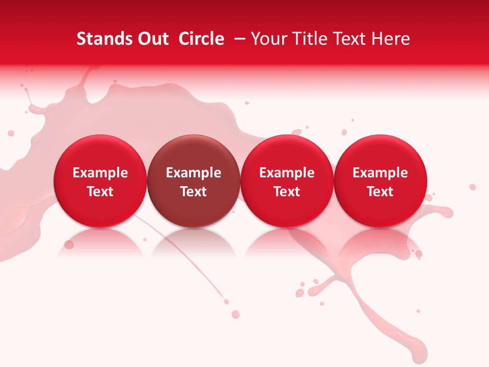 Motion Abstract Painting PowerPoint Template