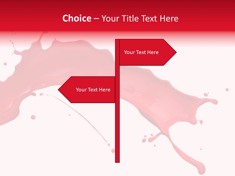 Motion Abstract Painting PowerPoint Template