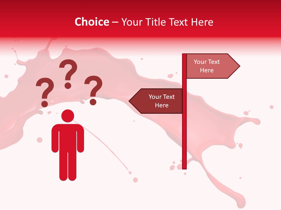 Motion Abstract Painting PowerPoint Template