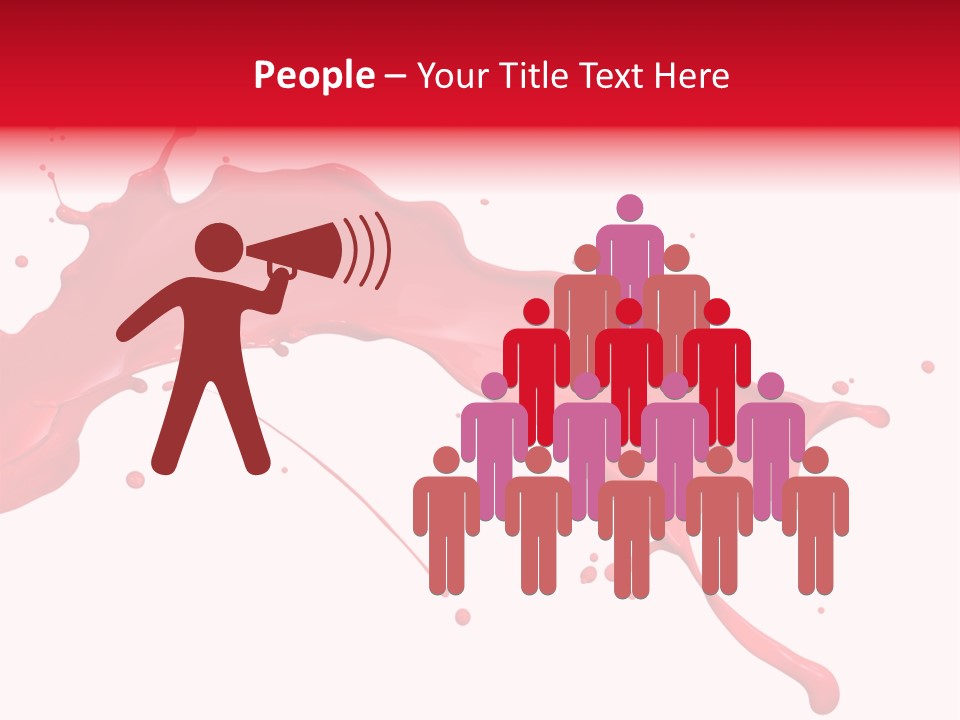 Motion Abstract Painting PowerPoint Template