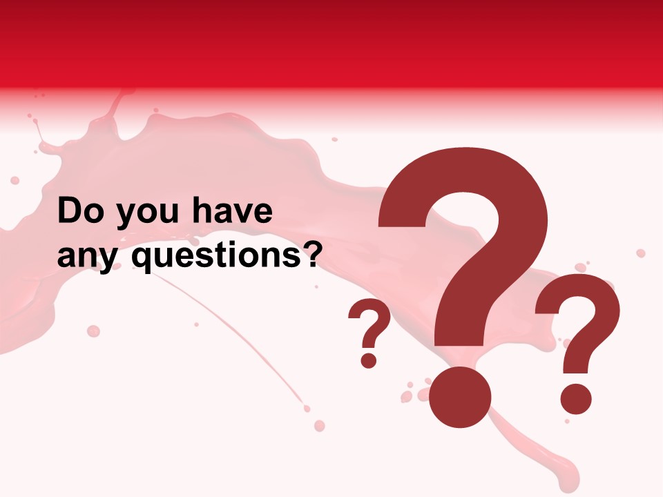 Motion Abstract Painting PowerPoint Template