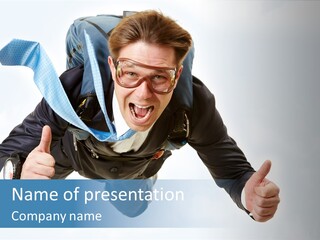 Cheerful Career Professional PowerPoint Template