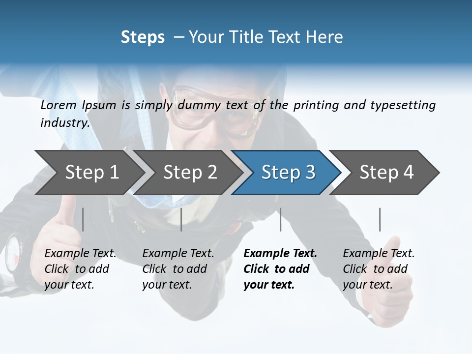 Cheerful Career Professional PowerPoint Template