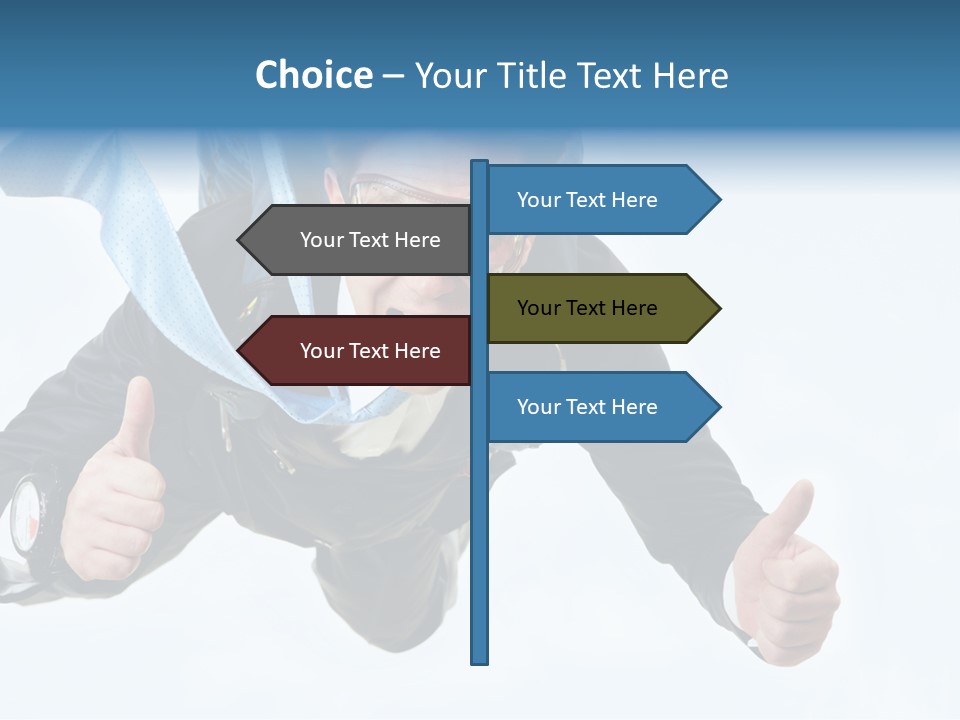 Cheerful Career Professional PowerPoint Template