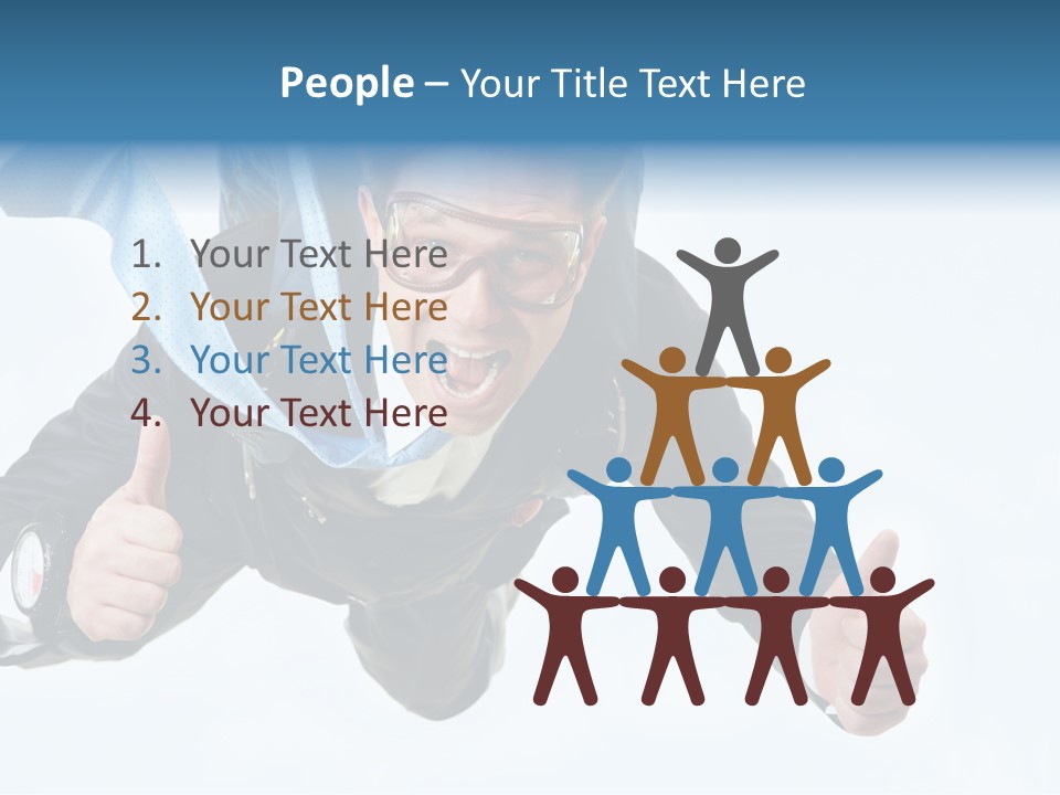 Cheerful Career Professional PowerPoint Template