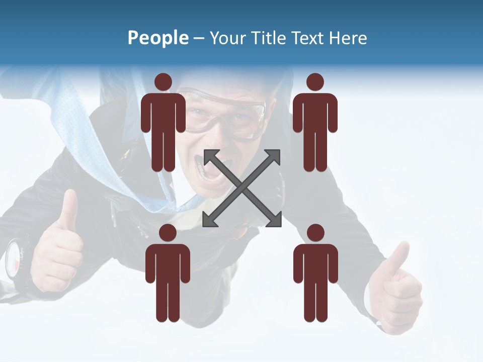 Cheerful Career Professional PowerPoint Template