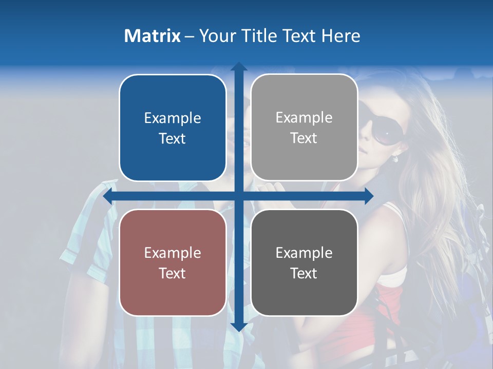 Sport Travel Sunglasses PowerPoint Template
