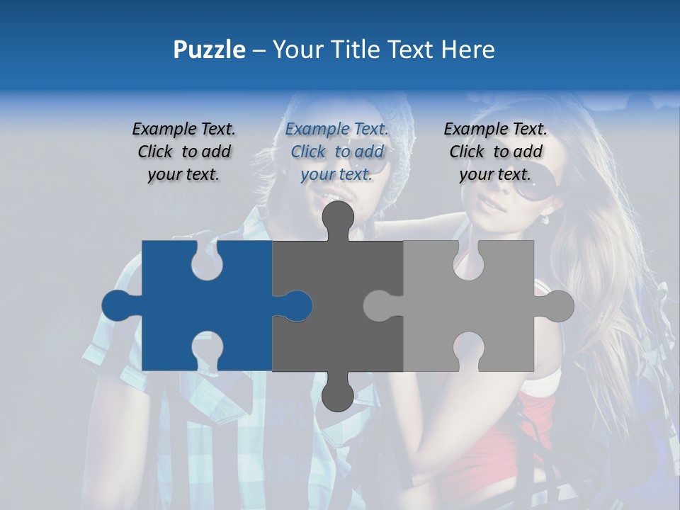 Sport Travel Sunglasses PowerPoint Template