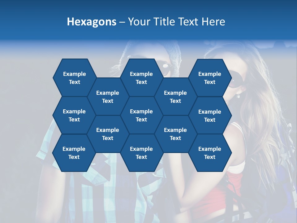 Sport Travel Sunglasses PowerPoint Template