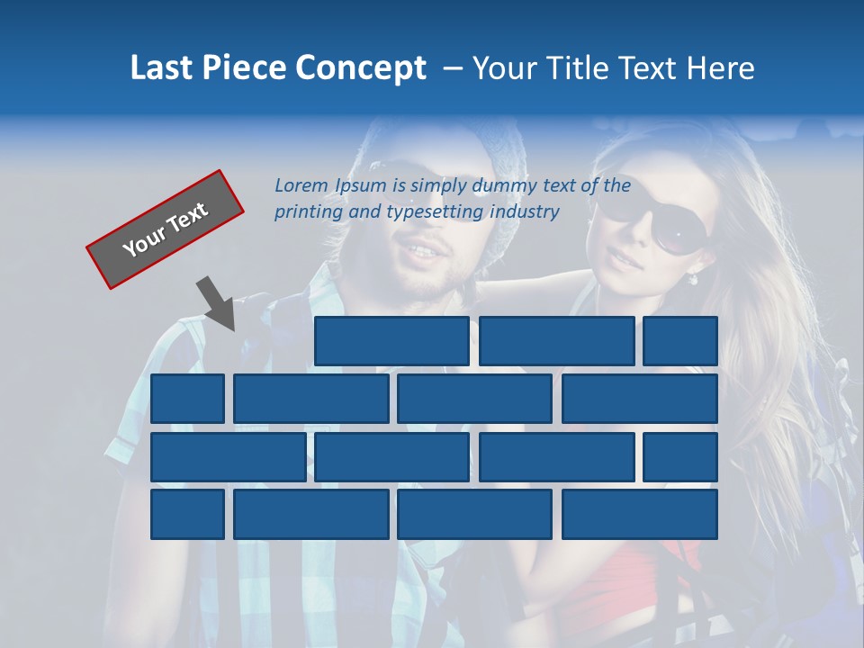 Sport Travel Sunglasses PowerPoint Template