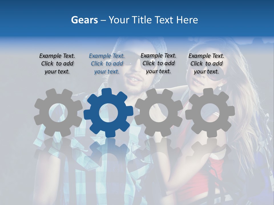 Sport Travel Sunglasses PowerPoint Template