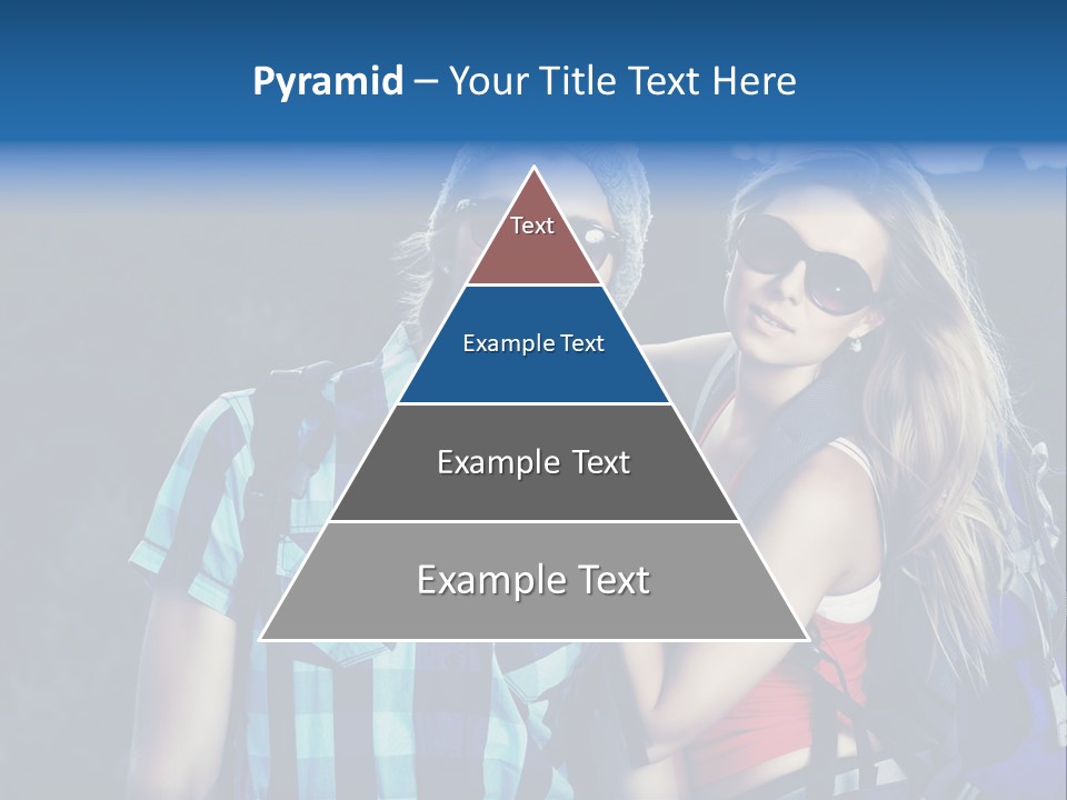 Sport Travel Sunglasses PowerPoint Template