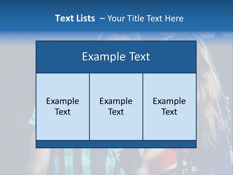 Sport Travel Sunglasses PowerPoint Template
