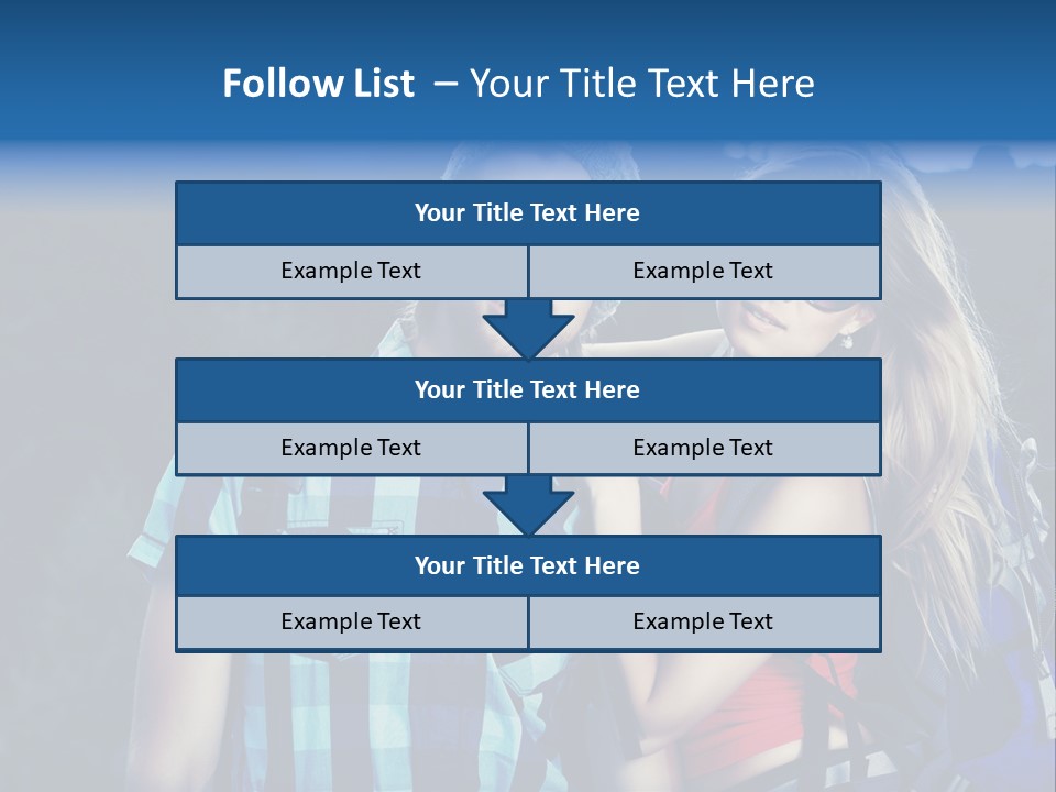 Sport Travel Sunglasses PowerPoint Template