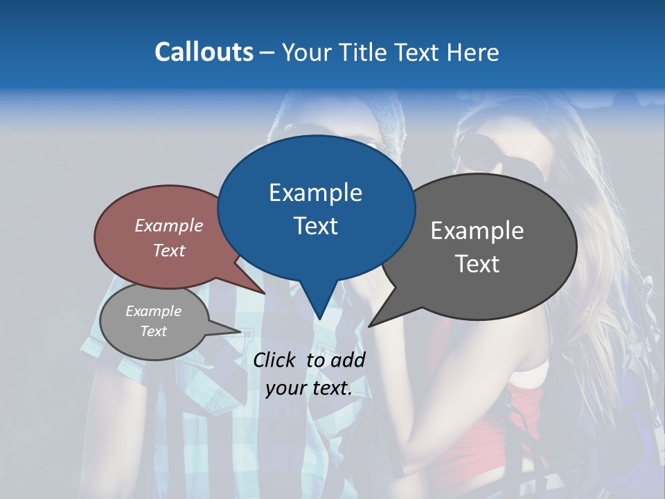 Sport Travel Sunglasses PowerPoint Template