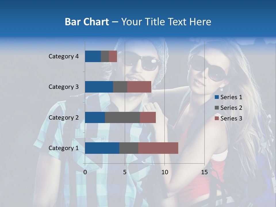 Sport Travel Sunglasses PowerPoint Template