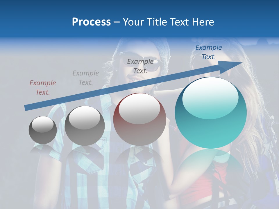 Sport Travel Sunglasses PowerPoint Template