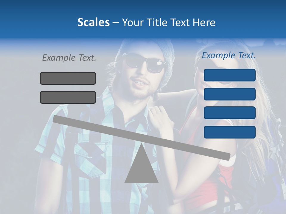 Sport Travel Sunglasses PowerPoint Template