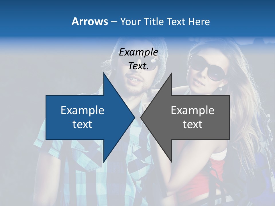 Sport Travel Sunglasses PowerPoint Template