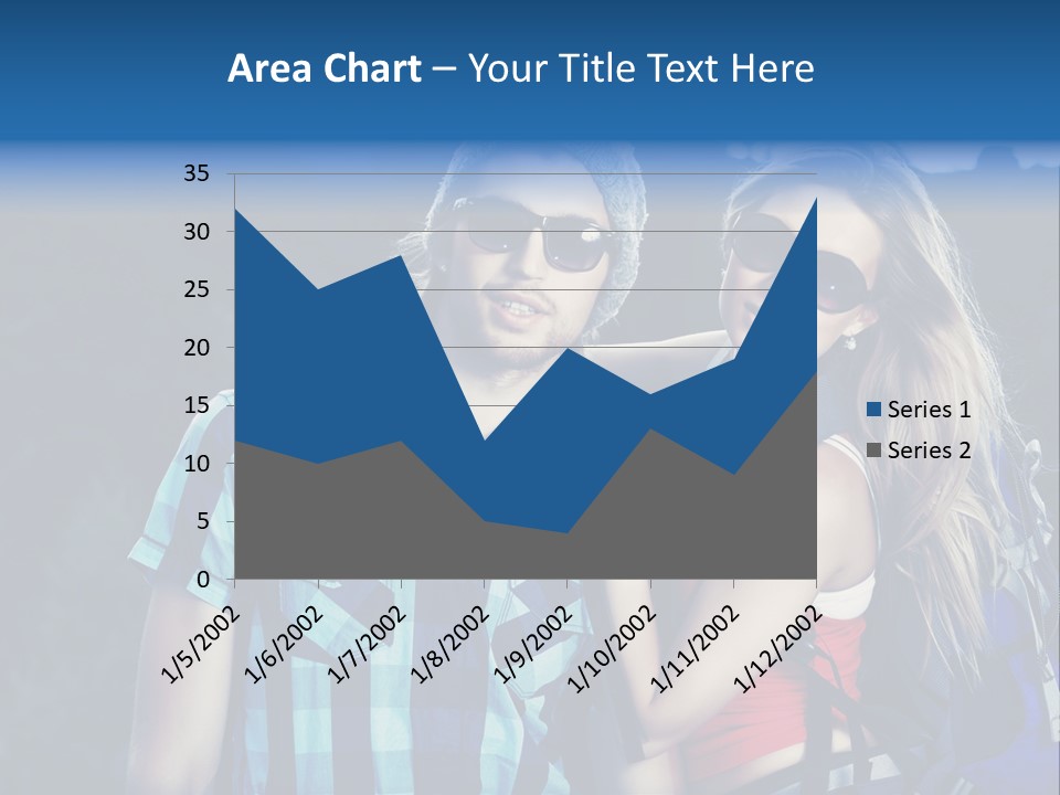 Sport Travel Sunglasses PowerPoint Template