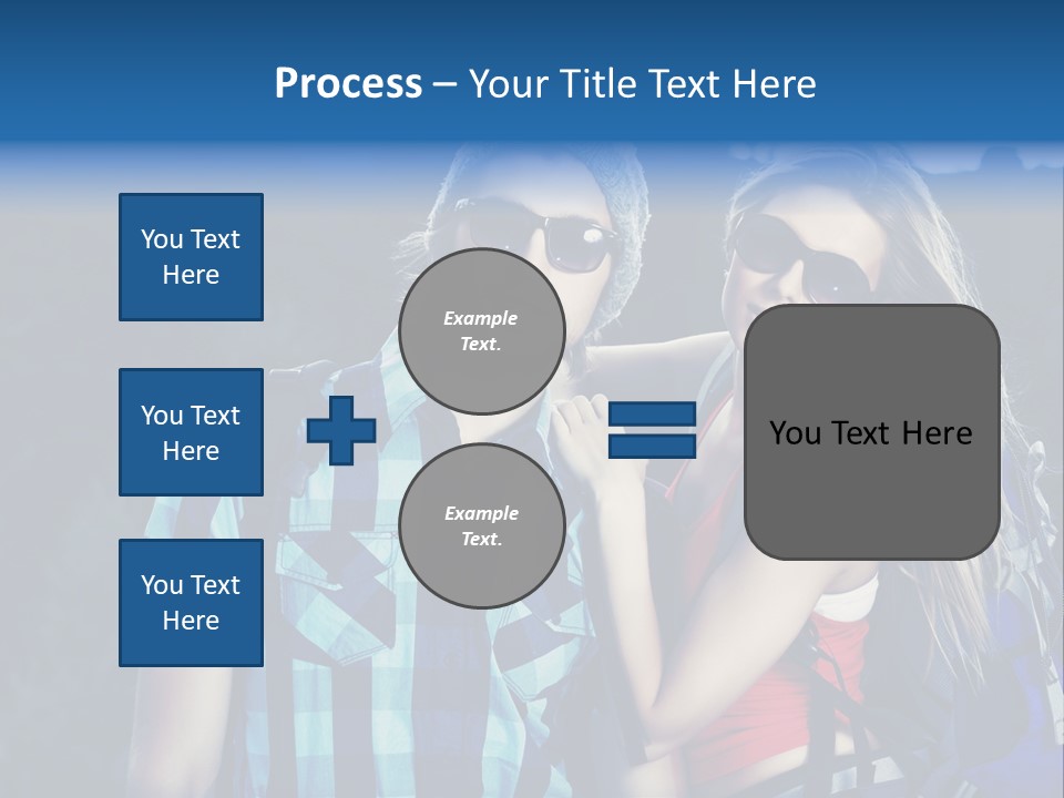 Sport Travel Sunglasses PowerPoint Template