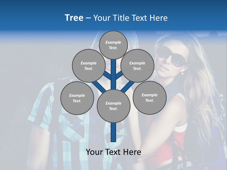 Sport Travel Sunglasses PowerPoint Template