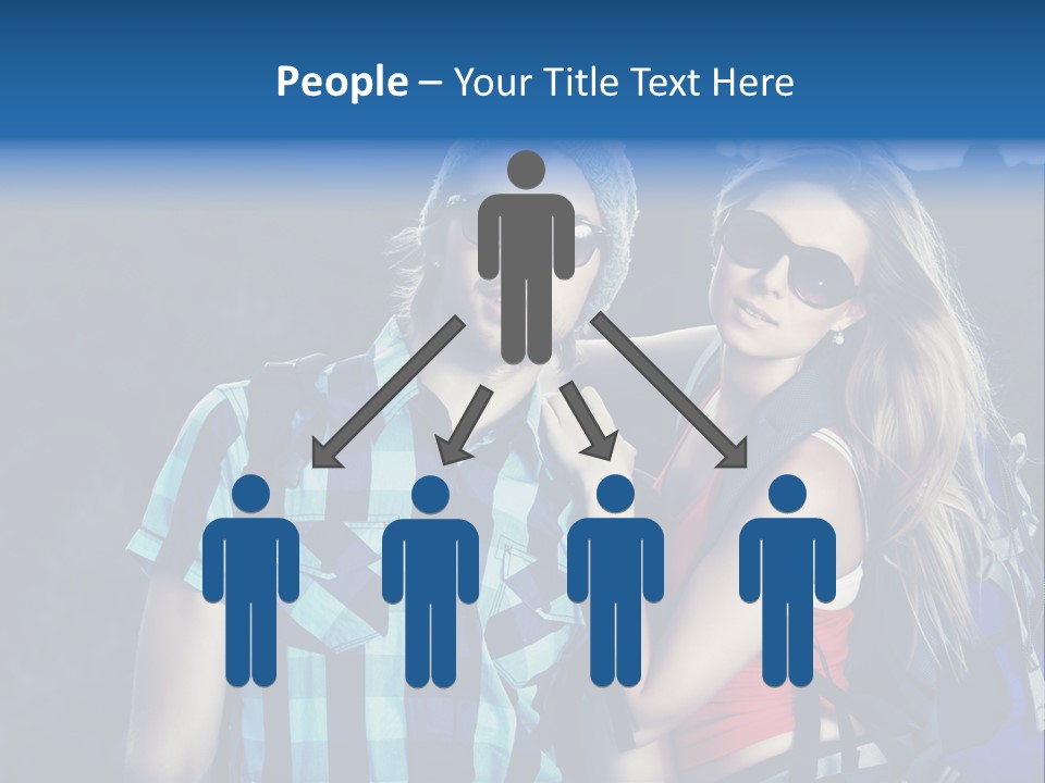 Sport Travel Sunglasses PowerPoint Template