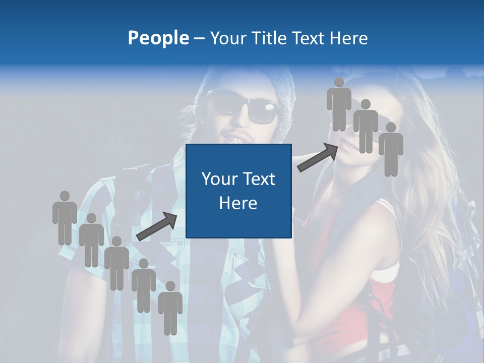 Sport Travel Sunglasses PowerPoint Template