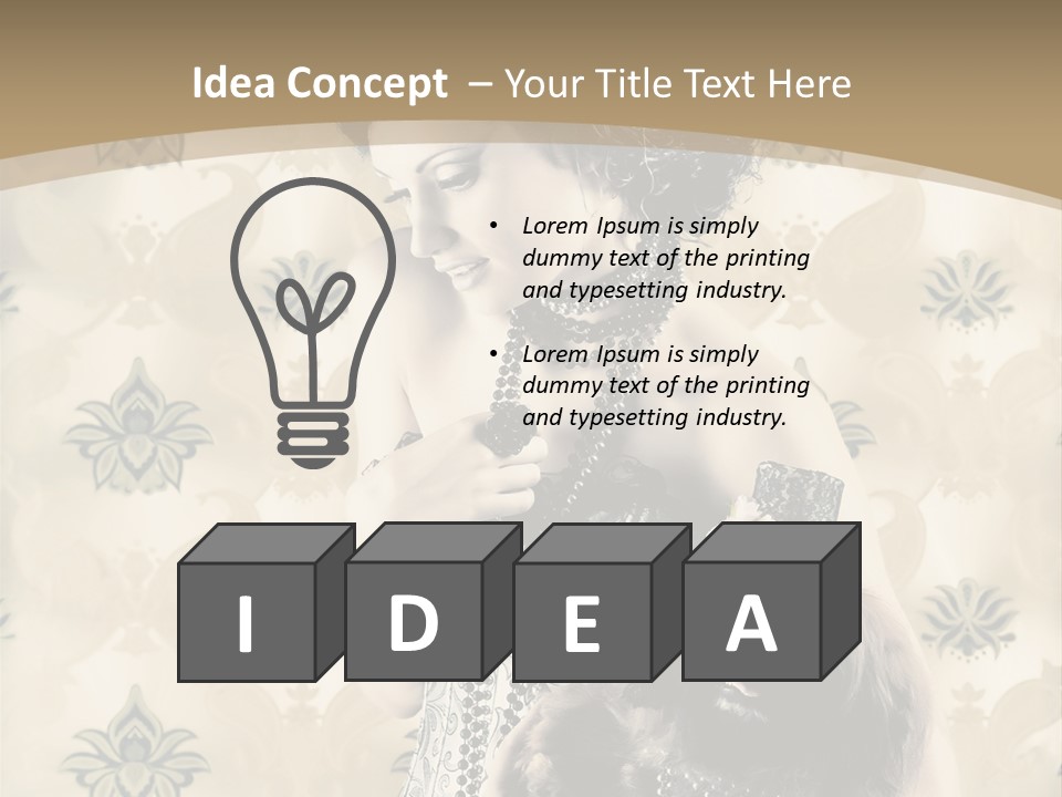 Desire Old Indoor PowerPoint Template