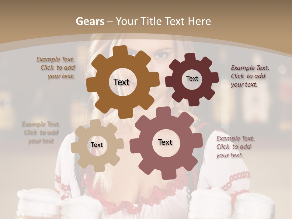 People Social Pub PowerPoint Template