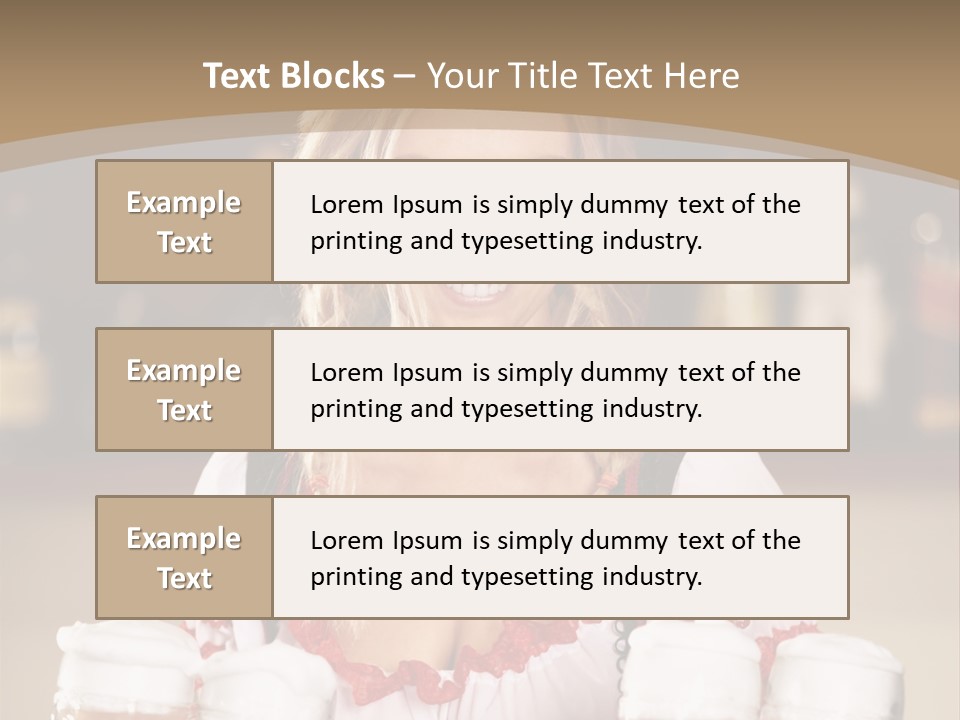 People Social Pub PowerPoint Template