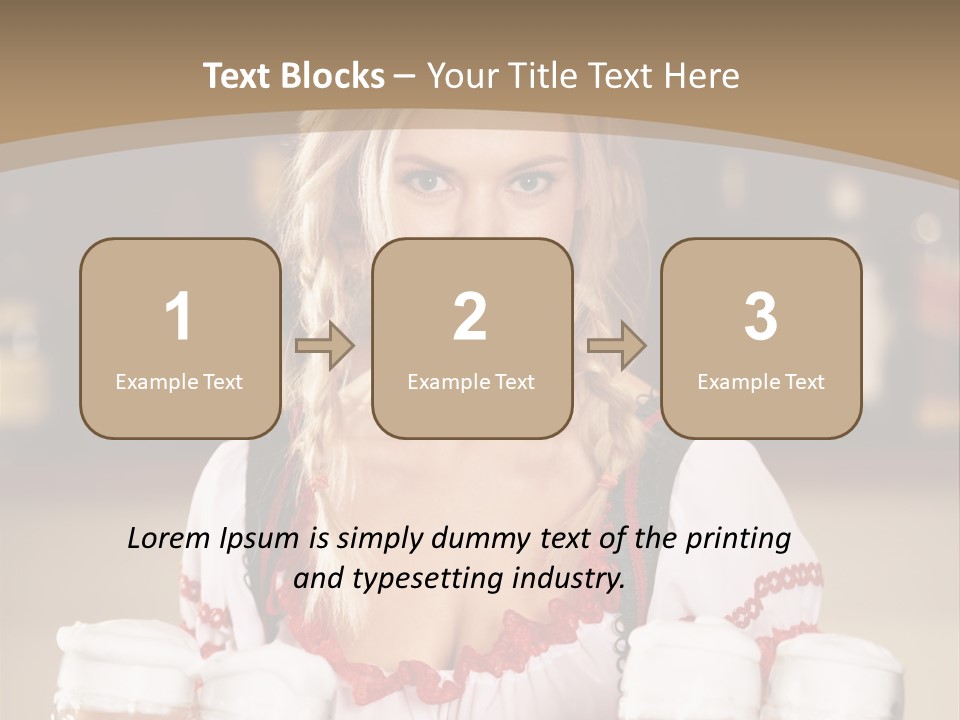 People Social Pub PowerPoint Template