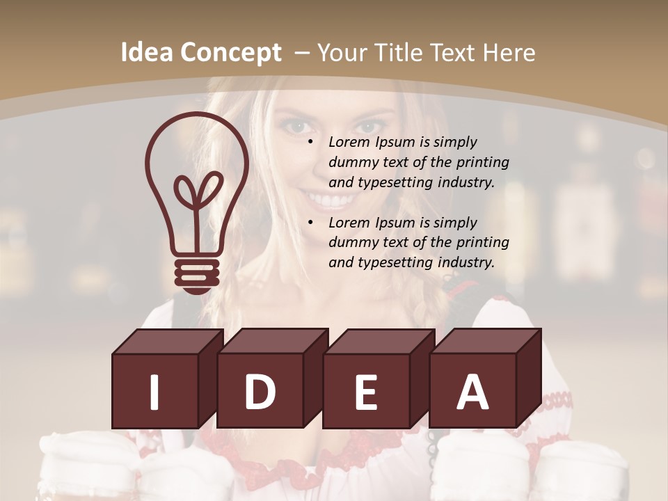 People Social Pub PowerPoint Template