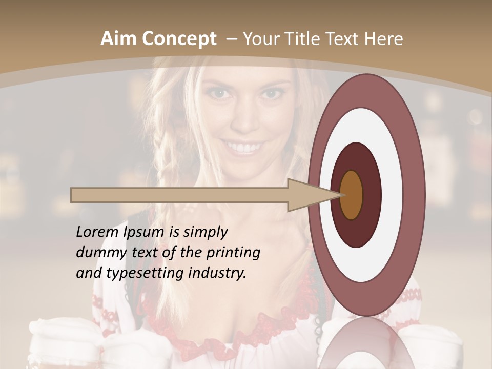 People Social Pub PowerPoint Template