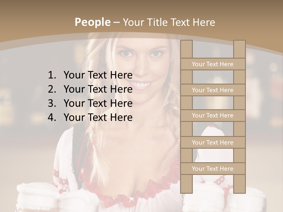 People Social Pub PowerPoint Template