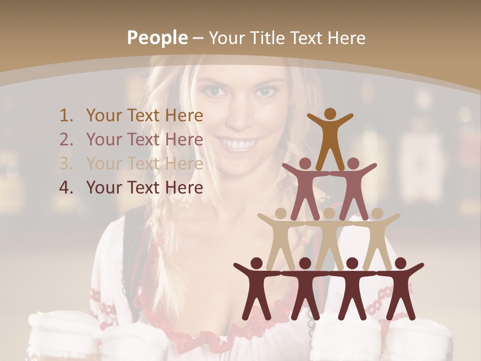 People Social Pub PowerPoint Template