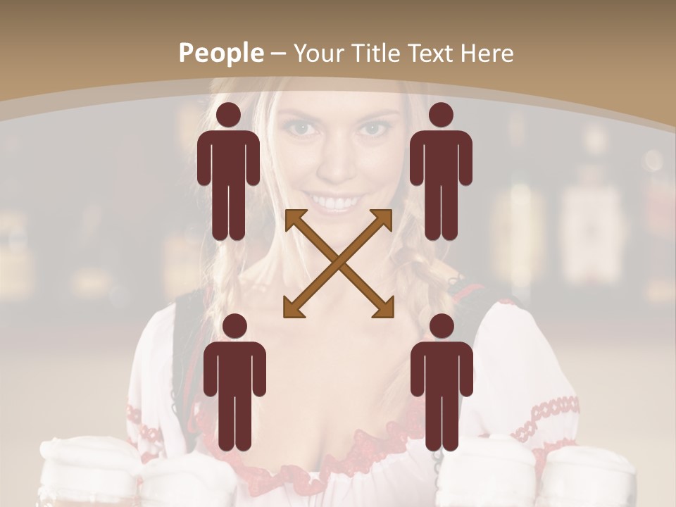 People Social Pub PowerPoint Template