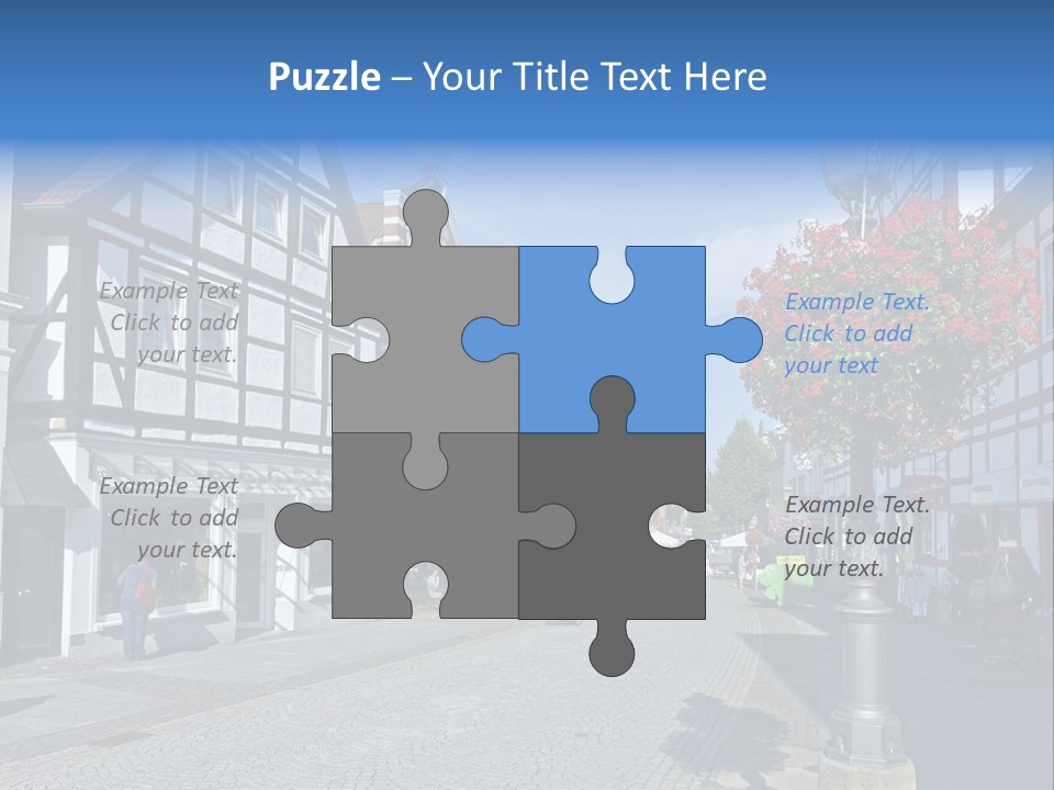 City Centre Architecture Renaissance PowerPoint Template