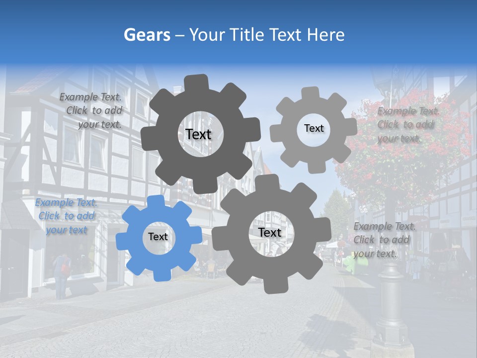 City Centre Architecture Renaissance PowerPoint Template