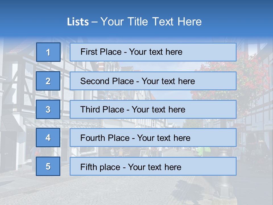 City Centre Architecture Renaissance PowerPoint Template